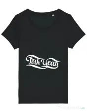 Tricou STANLEY STELLA dama Folk yeah Negru