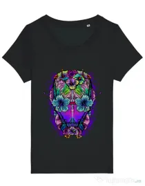 Tricou STANLEY STELLA dama Flower helmet Negru