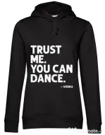 Hoodie dama cu gluga You can dance Negru