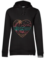 Hoodie dama cu gluga True love in nature Negru