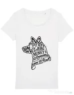 Tricou STANLEY STELLA dama A Dog Makes You Rich Alb