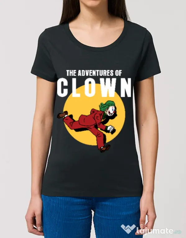 Tricou STANLEY STELLA dama Clown adventures Negru
