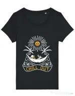 Tricou STANLEY STELLA dama Chill out Negru