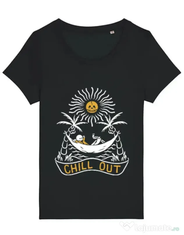 Tricou STANLEY STELLA dama Chill out Negru