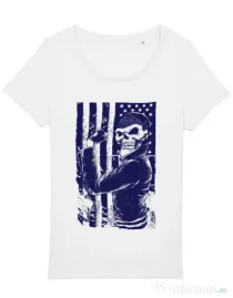 Tricou STANLEY STELLA dama Motorist Alb