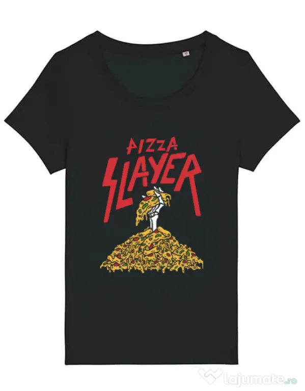 Tricou STANLEY STELLA dama Pizza slayer Negru