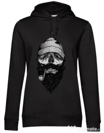 Hoodie dama cu gluga Bone sailor Negru