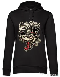 Hoodie dama cu gluga Guilty parties Negru