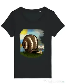 Tricou STANLEY STELLA dama I stay home 2 Negru