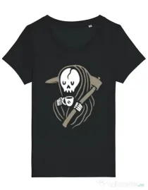 Tricou STANLEY STELLA dama Grim reaper love coffee Negru