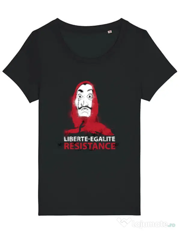 Tricou STANLEY STELLA dama Symbol of resistance Negru
