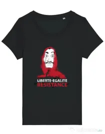 Tricou STANLEY STELLA dama Symbol of resistance Negru