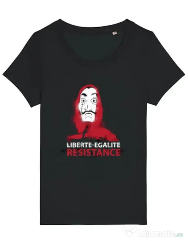 Tricou STANLEY STELLA dama Symbol of resistance Negru