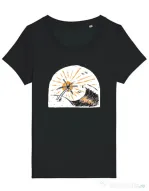 Tricou STANLEY STELLA dama Beauty wave Negru