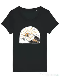 Tricou STANLEY STELLA dama Beauty wave Negru