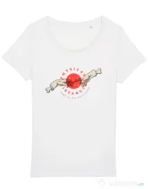 Tricou STANLEY STELLA dama Physical distance Alb