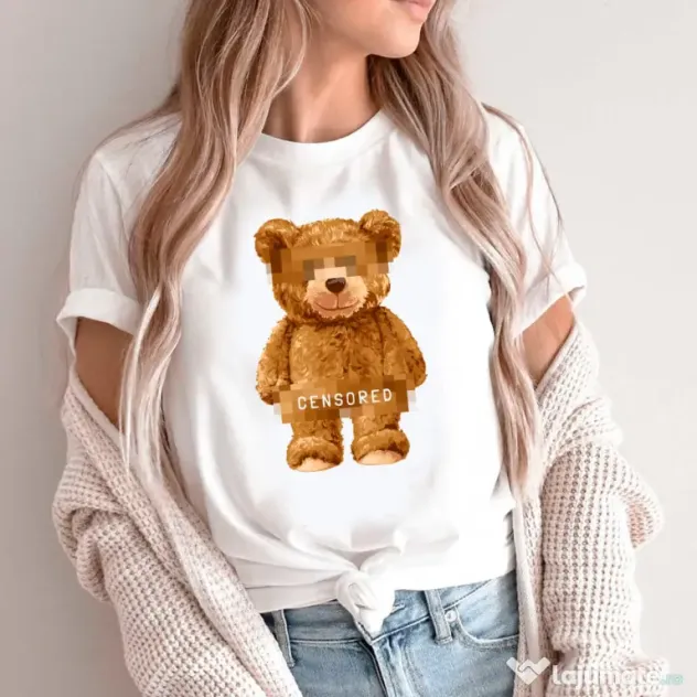 Tricou STANLEY STELLA dama Censored bear