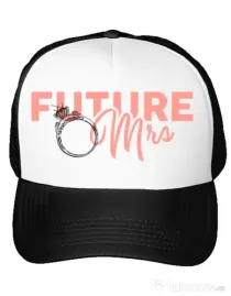 Sapca personalizata Mireasa Future Mrs Alb