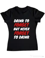 Tricou Burlacite ADLER Drink to forget Negru