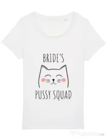 Tricou Burlacite STANLEY STELLA Brides pussy squad 2 Alb