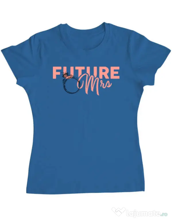 Tricou Mireasa ADLER Future Mrs Albastru azuriu