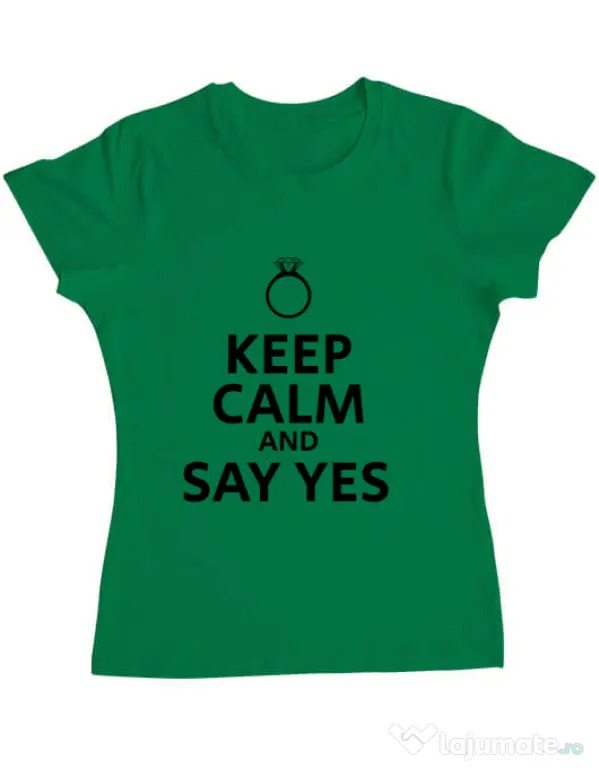 Tricou Mireasa ADLER Say yes Verde