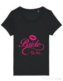Tricou Mireasa STANLEY STELLA Bride to be Negru
