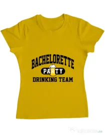 Tricou Petrecerea burlacitelor ADLER Bachelorette party Galben