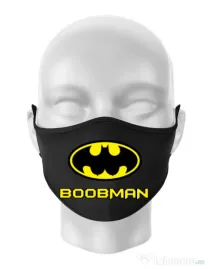 Masca personalizata reutilizabila Boobman Negru