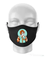 Masca personalizata reutilizabila Clown killer Negru