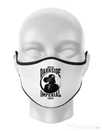 Masca personalizata reutilizabila Darkside Alb