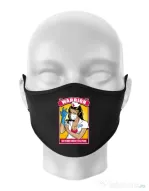 Masca personalizata reutilizabila Fight what we fear Negru