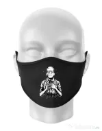Masca personalizata reutilizabila Franselfiestein Negru