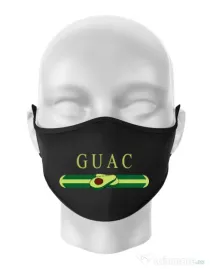 Masca personalizata reutilizabila Guac Negru