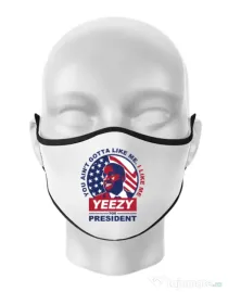 Masca personalizata reutilizabila I like me Alb
