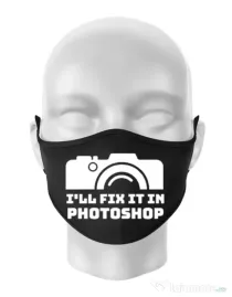 Masca personalizata reutilizabila I’ll fix it Negru