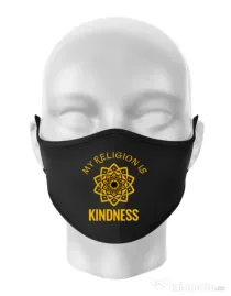 Masca personalizata reutilizabila Kindness Negru