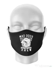 Masca personalizata reutilizabila Mad dogs krew Negru