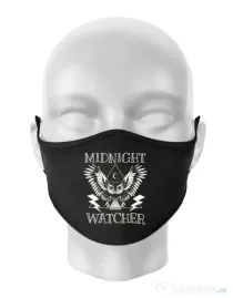 Masca personalizata reutilizabila Midnight Watcher Negru