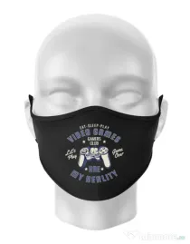 Masca personalizata reutilizabila My reality Negru
