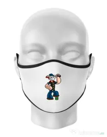 Masca personalizata reutilizabila Sailor Mass Murderer Alb