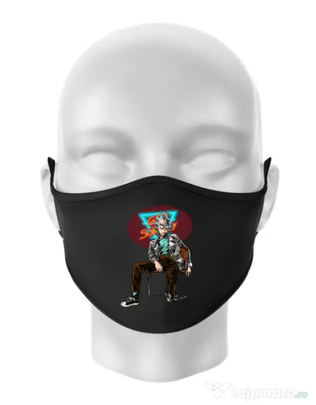 Masca personalizata reutilizabila Sanchez Negru