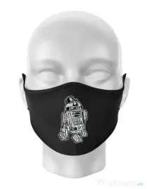 Masca personalizata reutilizabila Street R2D2 Negru