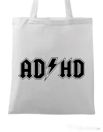 Sacosa din panza ADHD Alb