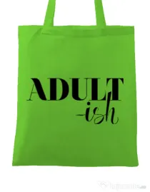 Sacosa din panza Adultish Verde mar