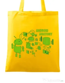 Sacosa din panza Android anatomy Galben
