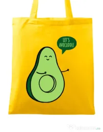 Sacosa din panza Avocuddle 1 Galben