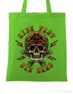 Sacosa din panza Bad rider Verde mar