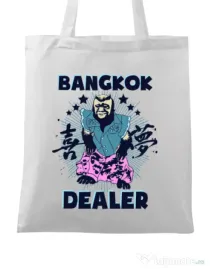 Sacosa din panza Bangkok dealer Alb