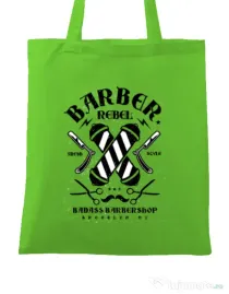Sacosa din panza Barber Rebel II Verde mar